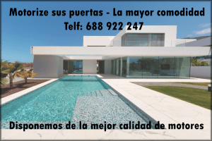Motorize sus puertas